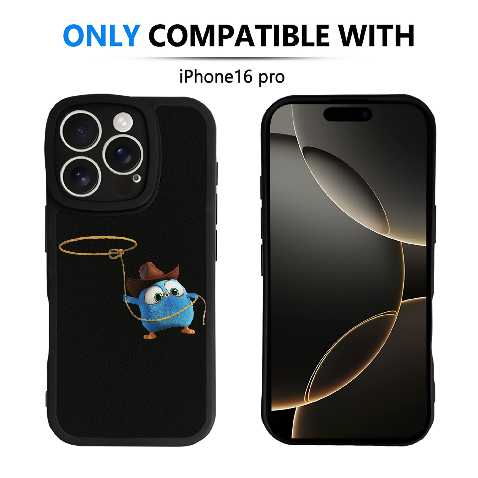 （画像用） Angry Birds アングリーバード 【iPhone 16シリーズ対応】シリコンスマホケース（レザー調） 材質：シリコン